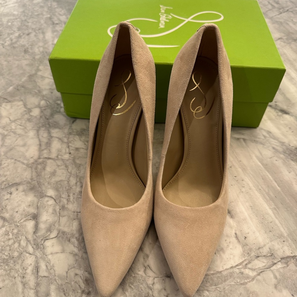 Sam Edelman Cream Heels